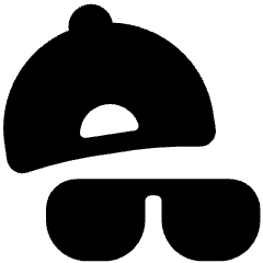 Cap Sunglasses Icon from Ultimate Bold Set