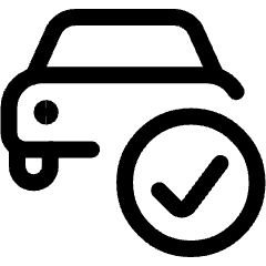 Car Actions Check 1 Icon from Ultimate Regular Set