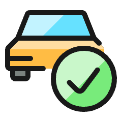Car Actions Check Icon from Ultimate Colors Set