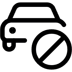 Car Actions Disable 1 Icon from Ultimate Regular Set