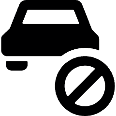 Car Actions Disable Icon from Ultimate Bold Set
