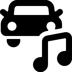 Car Actions Music 1 Icon from Ultimate Bold Set