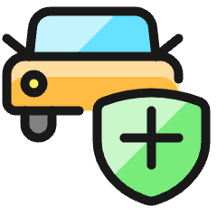 Car Actions Shield 1 Icon from Ultimate Colors Set