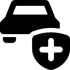 Car Actions Shield Icon from Ultimate Bold Set