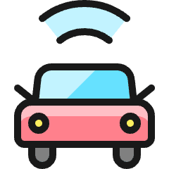 Car Actions Wifi 1 Icon from Ultimate Colors Set