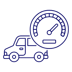 Car Speed Gauge Illustration from UX Line Set