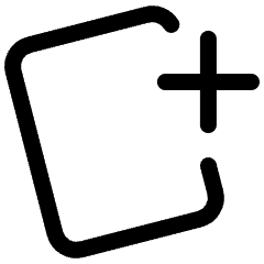 Card Add 1 Icon from Ultimate Regular Set