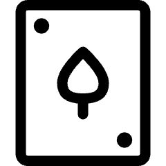 Card Game Card Spade Icon from Ultimate Regular Set