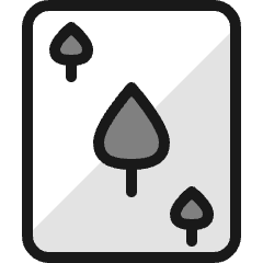 Card Game Card Spade Icon from Ultimate Colors Set