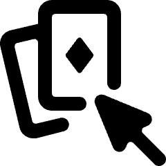 Card Game Choose Icon from Ultimate Bold Set