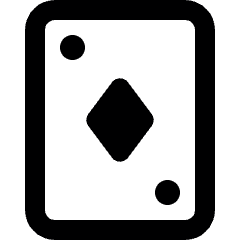 Card Game Diamond Icon from Ultimate Bold Set