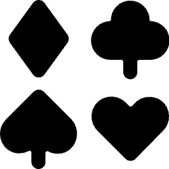 Card Game Symbols Icon from Ultimate Bold Set