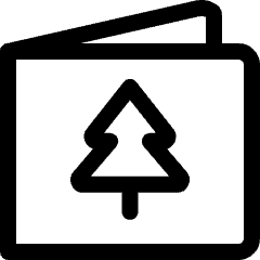 Greeting Card Christmas Icon from Ultimate Regular Set