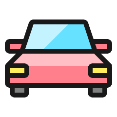 Car 1 Icon from Ultimate Colors Set
