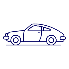 Car 10 Illustration from UX Line Set