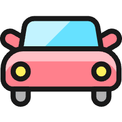 Car Icon from Ultimate Colors Set