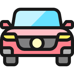 Car 3 Icon from Ultimate Colors Set