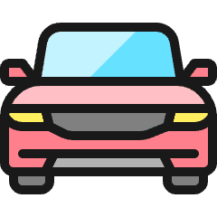 Car 4 Icon from Ultimate Colors Set