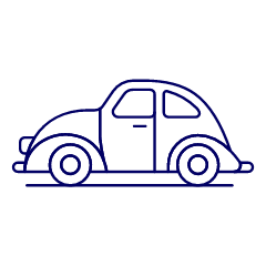 Car Beetle Illustration from UX Line Set