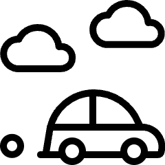 Car Clouds Icon from Ultimate Light Set