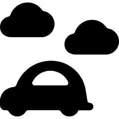 Car Clouds Icon from Ultimate Bold Set