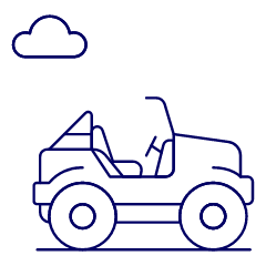 Car Jeep 1 Illustration from UX Line Set
