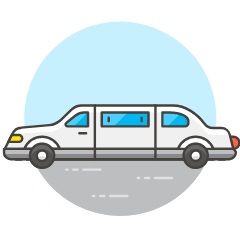 Car Limousine Illustration from UX Colors Set