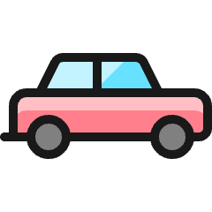 Car Retro 2 Icon from Ultimate Colors Set