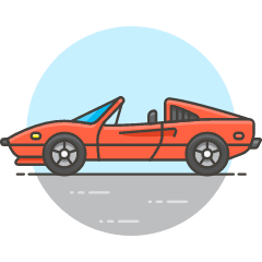 Car Sport 1 Illustration from UX Colors Set