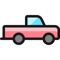 Car Truck Icon from Ultimate Colors Set