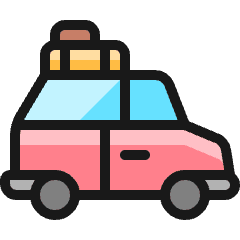 Car Truck Luggage Icon from Ultimate Colors Set