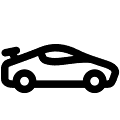 Car Type Sports Icon from Ultimate Regular Set