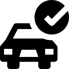 Vehicle Checked 1 Icon from Nova Solid Set