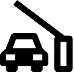 Vehicle Gate Icon from Nova Solid Set