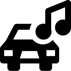 Vehicle Music Player Icon from Nova Solid Set