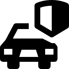 Vehicle Protection Shield Icon from Nova Solid Set