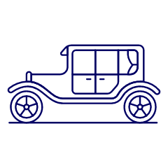 Vintage Car 1 Illustration from UX Line Set