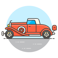 Vintage Car 2 Illustration from UX Colors Set