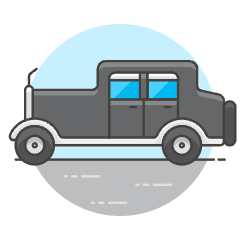 Vintage Car 3 Illustration from UX Colors Set