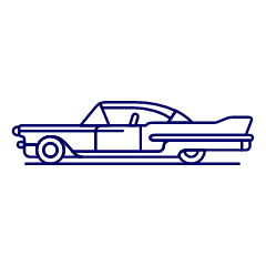 Vintage Car 5 Illustration from UX Line Set