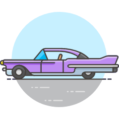 Vintage Car 5 Illustration from UX Colors Set