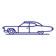 Vintage Car 6 Illustration from UX Line Set