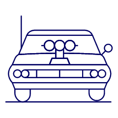 Vintage Racing Car 3 Illustration from UX Line Set