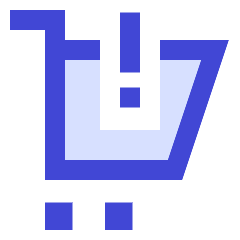 Cart Alert Quantity Limits Icon from Sharp Duo Set