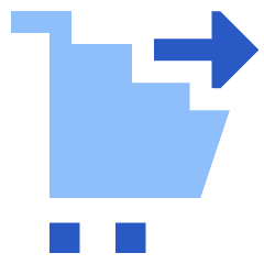 Cart Checkout Icon from Sharp Flat Set