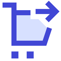 Cart Checkout Icon from Sharp Duo Set