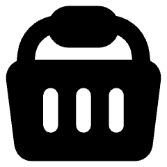 Shopping Basket 1 Icon from Core Solid Set