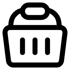 Shopping Basket 1 Icon from Core Line Set