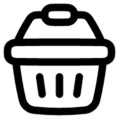 Shopping Basket 1 Icon from Plump Line Set