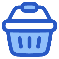 Shopping Basket 1 Icon from Plump Duo Set